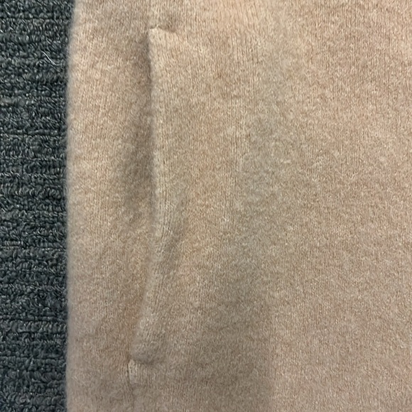 Vince light camel color alpaca blend sweater jacket - Picture 3 of 5